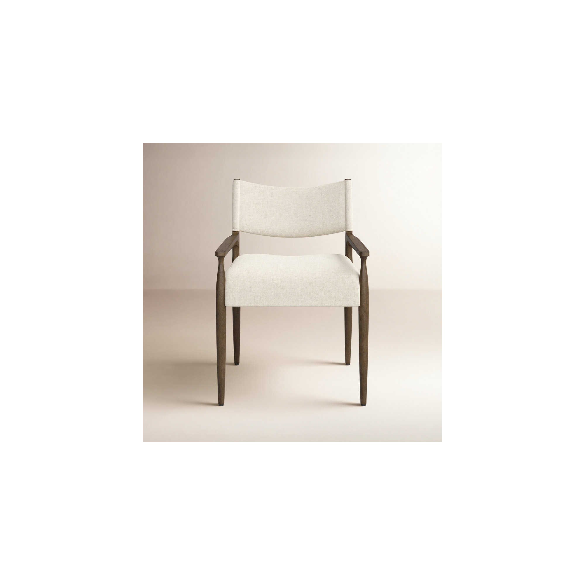 Yokum Dining Armchair, Antwerp Natural, Antique Walnut