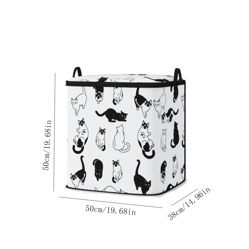 Sac de rangement pour courtepointe grande capacité, White