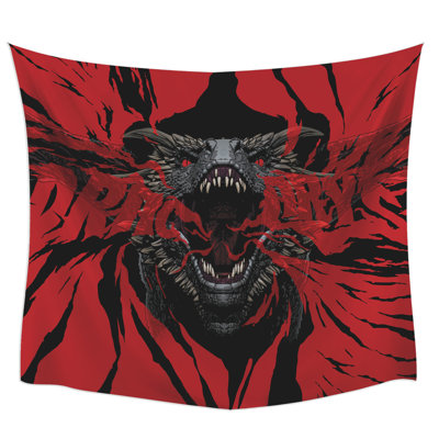 Tapisserie en polyester avec accessoires de suspension