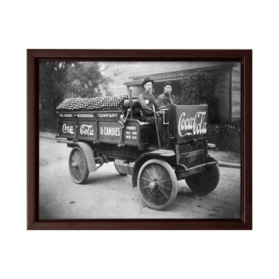 Camion de livraison à l'ancienne