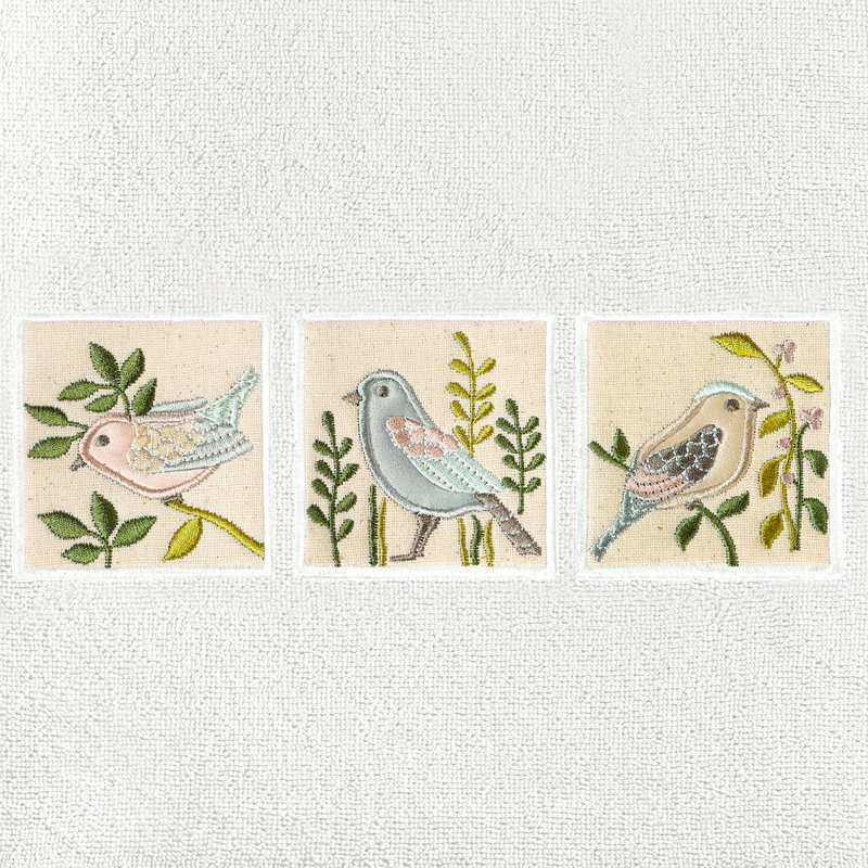 Ensemble de serviettes 3 pièces en coton turc, Argent