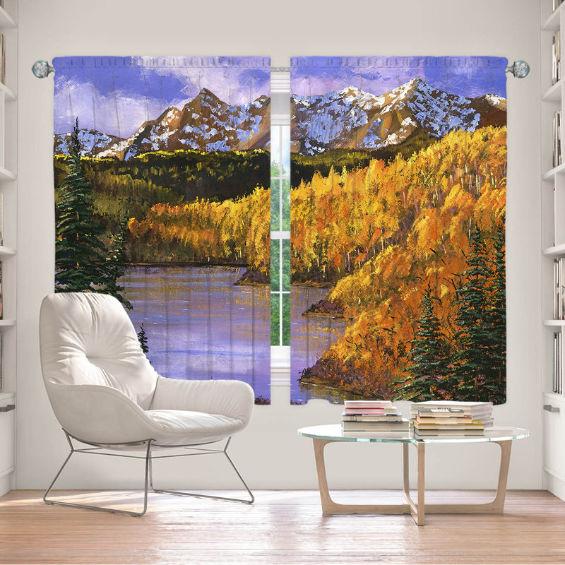 Rideau simple obscurcissant avec passe-tringle Delaughter, L 56 po x L 78 po