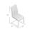 Almaan 19 " H Faux Leather Upholstered Metal Side Chair and Parsons Chair-16764286