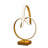 Matte Gold Modern Table Lamp