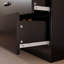 Bibliothèque standard de 69 po de hauteur avec 3 tiroirs et 3 tablettes ouvertes, armoire de rangement pour bureau personnel-1427378052
