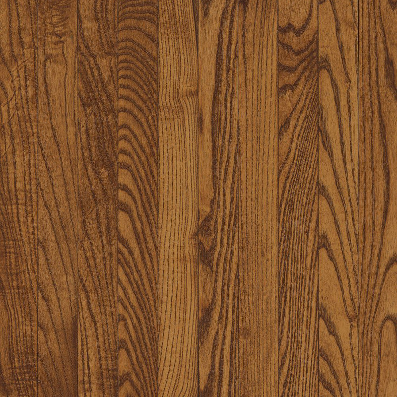 Parquet en chêne massif de 3/4 po d'épaisseur x 2 1/4 po x longueur variable, Fauve
