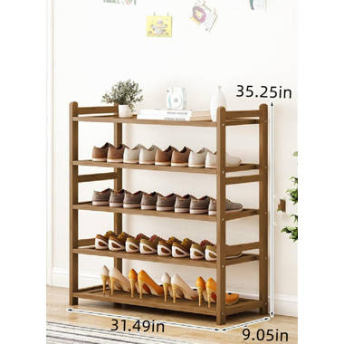 Pompotops 4-layer Household Economical Storage Shoe Rack At The Door Of The  Dorm