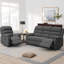 Fauteuil inclinable électrique en tissu 3 places, fauteuil inclinable manuel pour le salon