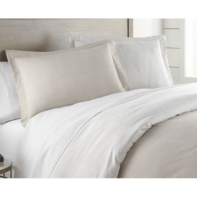 Gale Polyester Geometric Shapes Duvet Cover, Twin/Twin XL Duvet Cover + 1 Sham 