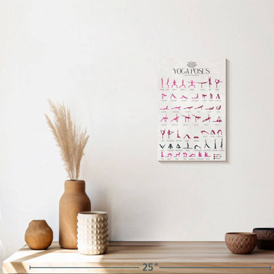 " Yoga Poses Chart " by Boho Mama