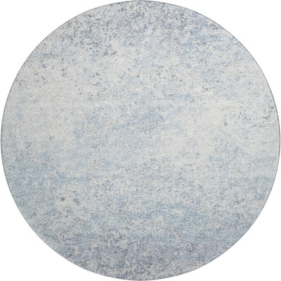 Premium Machine Washable Mayfield AMF36 Blue Rug
