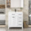 Base de meuble-lavabo simple autoportant 30 po seulement, lavabo non inclus