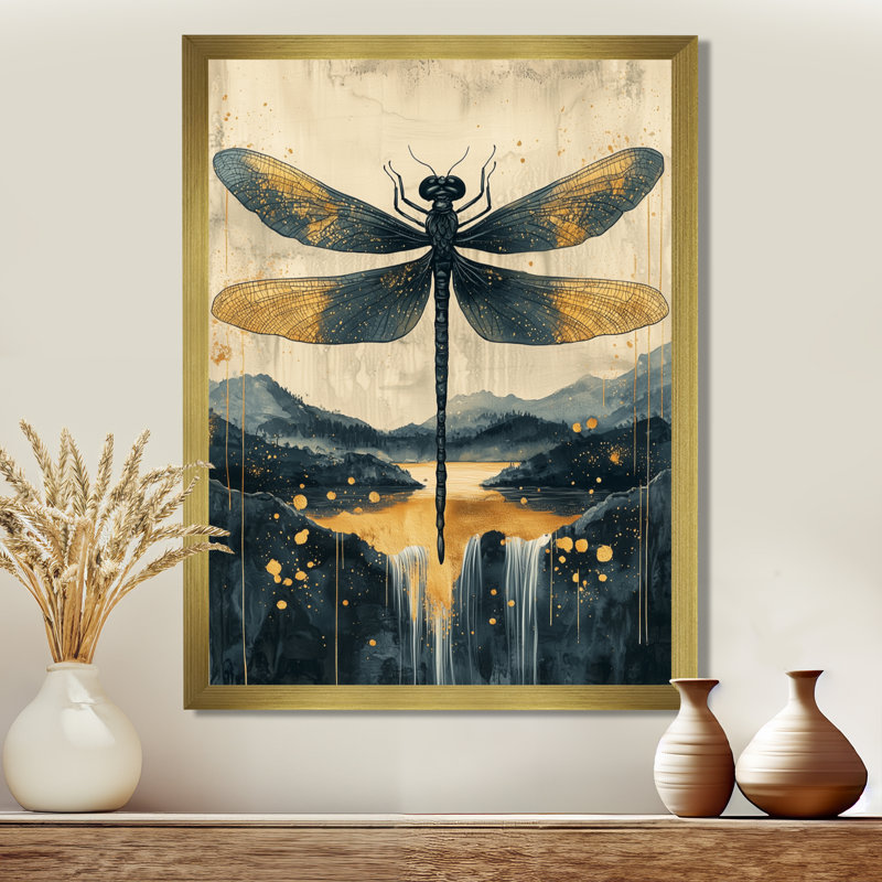 Kohan - Animals Canvas Prints, H 32 po x l 16 po, Reproduction encadrée sans passe-partout, Doré