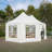 20x15 ft Party Tent, Heavy Duty Event Tent with 1 Doors and 7 Windows,White Wedding Tent, Waterproof,UV Protection Outdoor Gazebo Pavilion Shelter Tent for Party, Event,Picnic