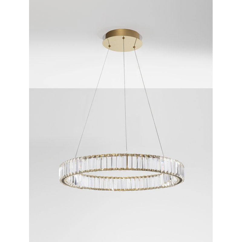 1 - Light Gold LED Unique/Statement Pendant