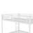 Metal Full XL Over Full XL Bunk Bed for Teens and Adults, Space-Saving, Noise-Reduced, No Box Spring Needed