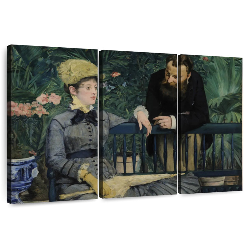 In The Conservatory, 28" H x 45" W