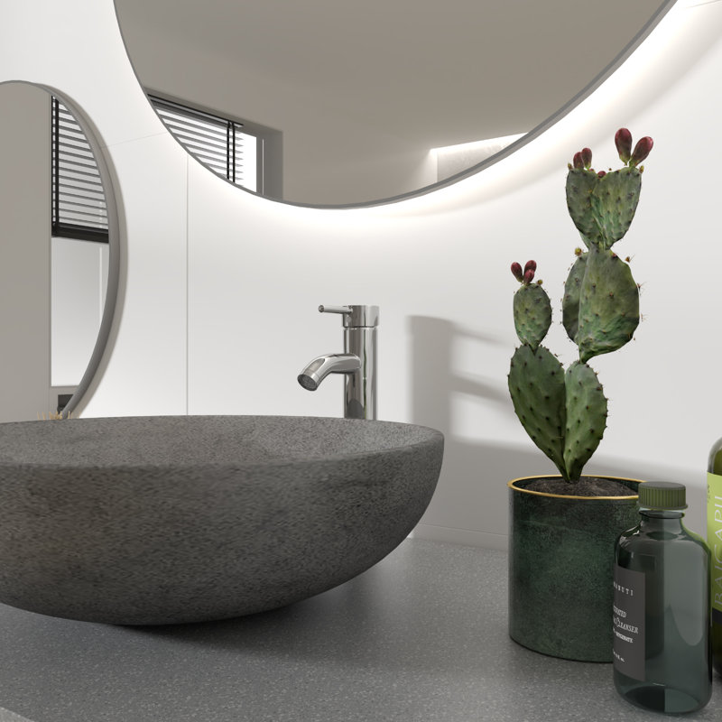Robinet de salle de bain vasque avec ensemble de drain, Chrome poli