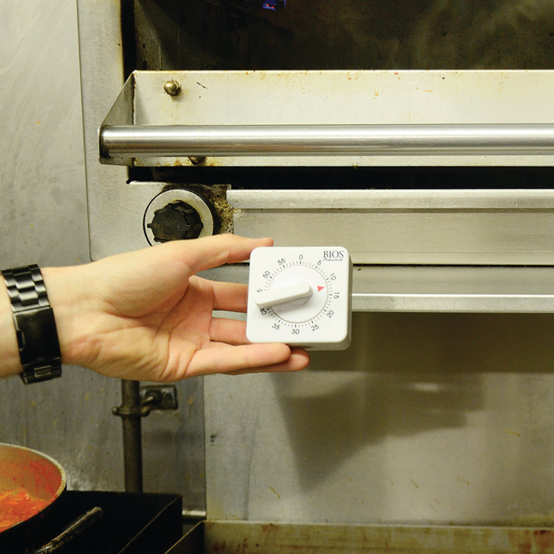 Minuterie mécanique Bios, blanc