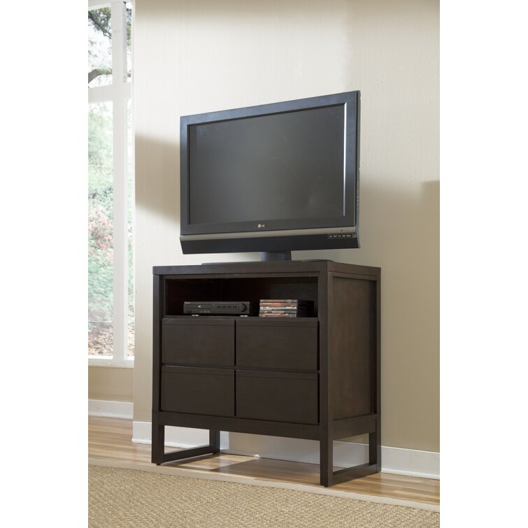 Schererville 40'' TV Stands with Storage Cabinet and Shelves Charlton Home Color: Expresso