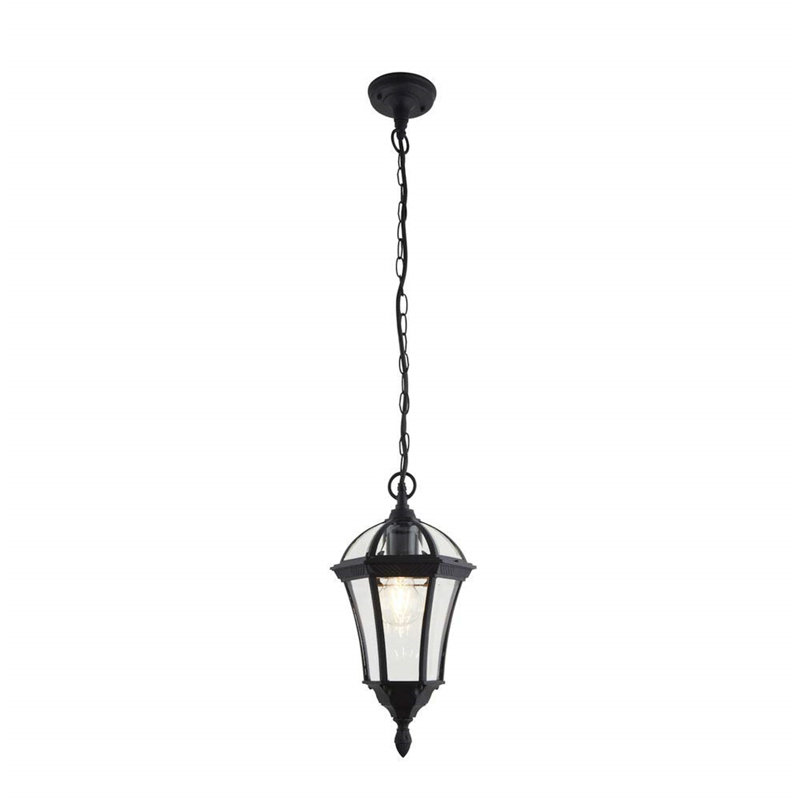 Goleta 1 - Light Black/Clear Single Pendant