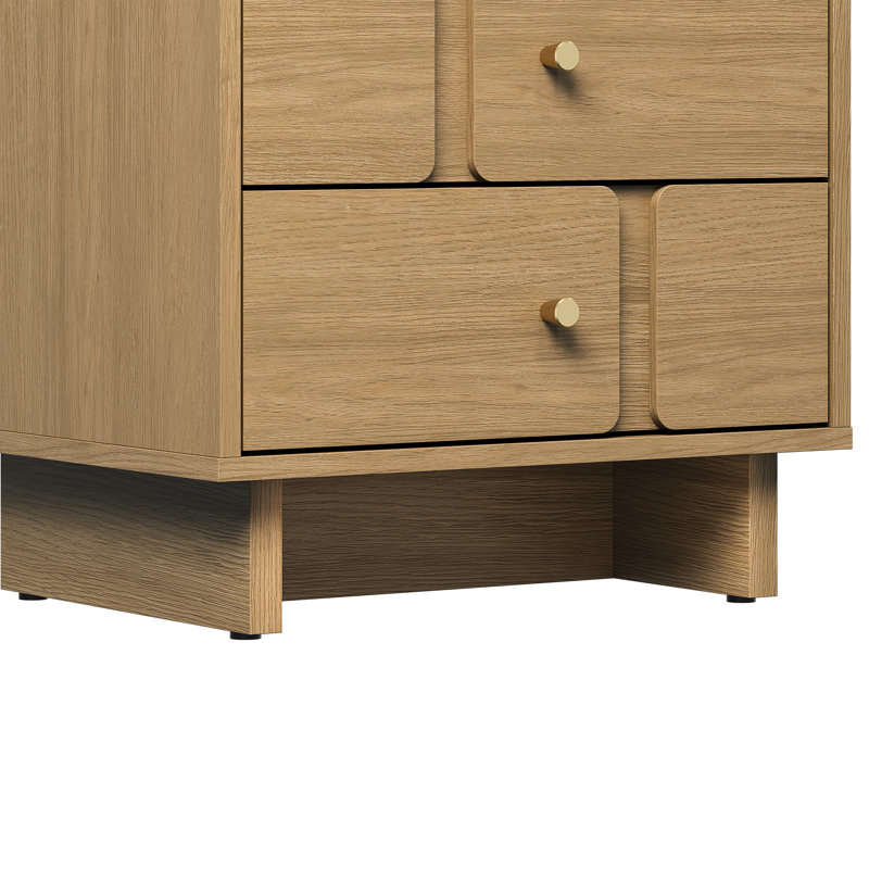 3-Drawer Nightstand Set Of 2