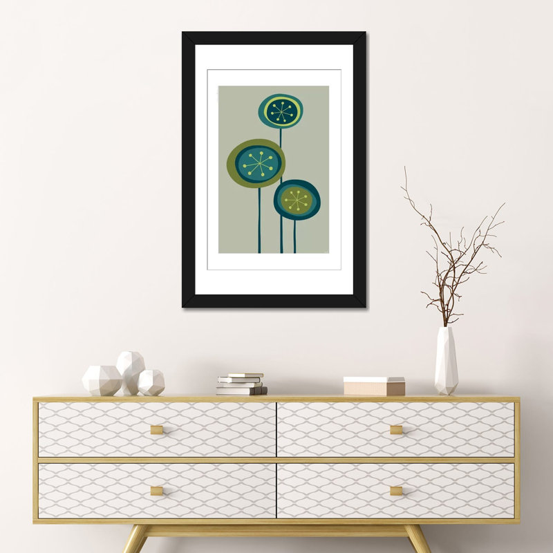 « fleurs ii », impression sur toile, H 24 po x l 16 po x P 1 po, Papier d'art encadré noir, Blanc