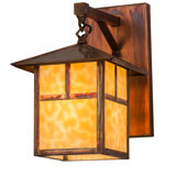 Seneca "T" Mission 1 - Light Outdoor Wall Lantern