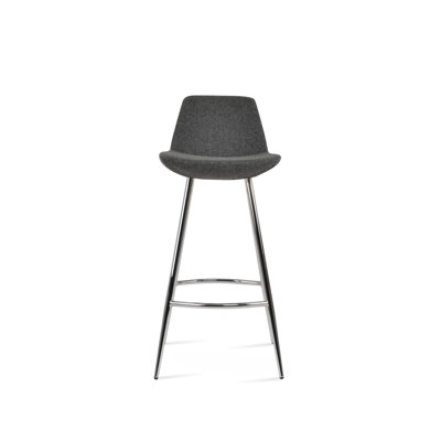 Tabouret de comptoir en laine Pera