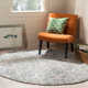 Russo Geometric Handmade Flatweave Ivory/Blue Area Rug