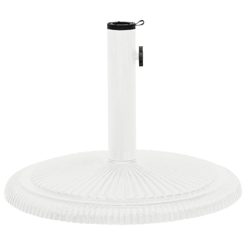 Chippenham Cast Iron Free Standing Umbrella Base, white