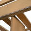 Lit mezzanine simple en bois avec bureau intégré, DEL, tablettes de rangement, armoires et escalier, noyer-1597168019