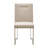 19'' H Upholstered Metal Side Chair