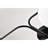 Petya 5-light Matte Black Chandelier Frosted Glass Shades