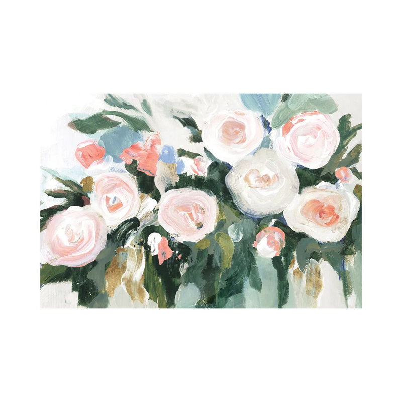 Floral Fragrance by Isabelle Z - Painting on Canvas, Wrapped Canvas, 30.48 cm H x 45.72 cm W