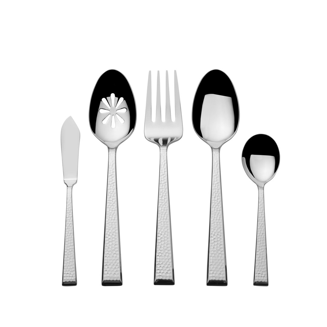 Mikasa Kyler 65-Piece 18/10 Stainless Steel Flatware Set, Service for 12 Mikasa