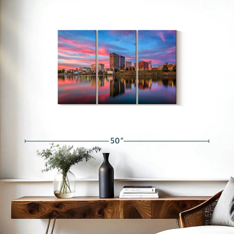 Rorry Charleston River Skyline, 20" H x 33" W