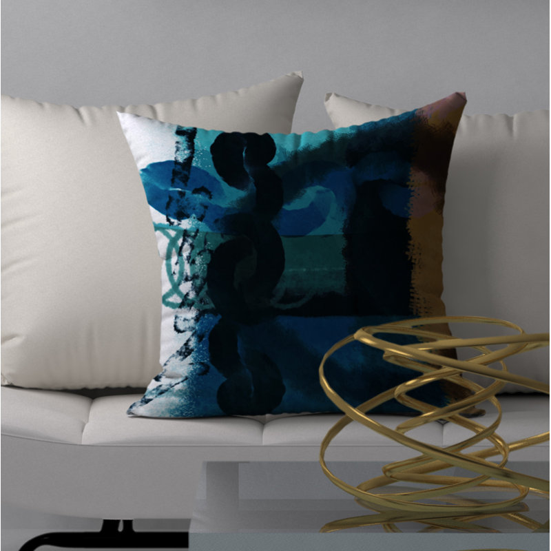 Housse de coussin carrée Jandrain, H 18 po x l 18 po