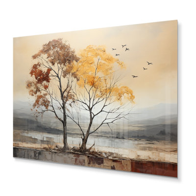 Art mural en métal Birch Tree, Forest Nature Decor - Harmony Birch Tree