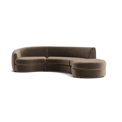 Giselle 3-Piece Left Arm Sectional