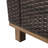 Single - Outdoor Seating Option. Brown, Crafted With Pe , Iron, Waterproof Fabric. 35.14 In Deep, 31.41 Wide, 28.12 Tall. Fits Patio, Porch, Backyard, Poolside Chic Piece. Comprising Depth, Height,