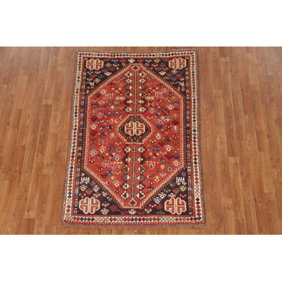 Tapis traditionnel rétro en laine 4 x 5