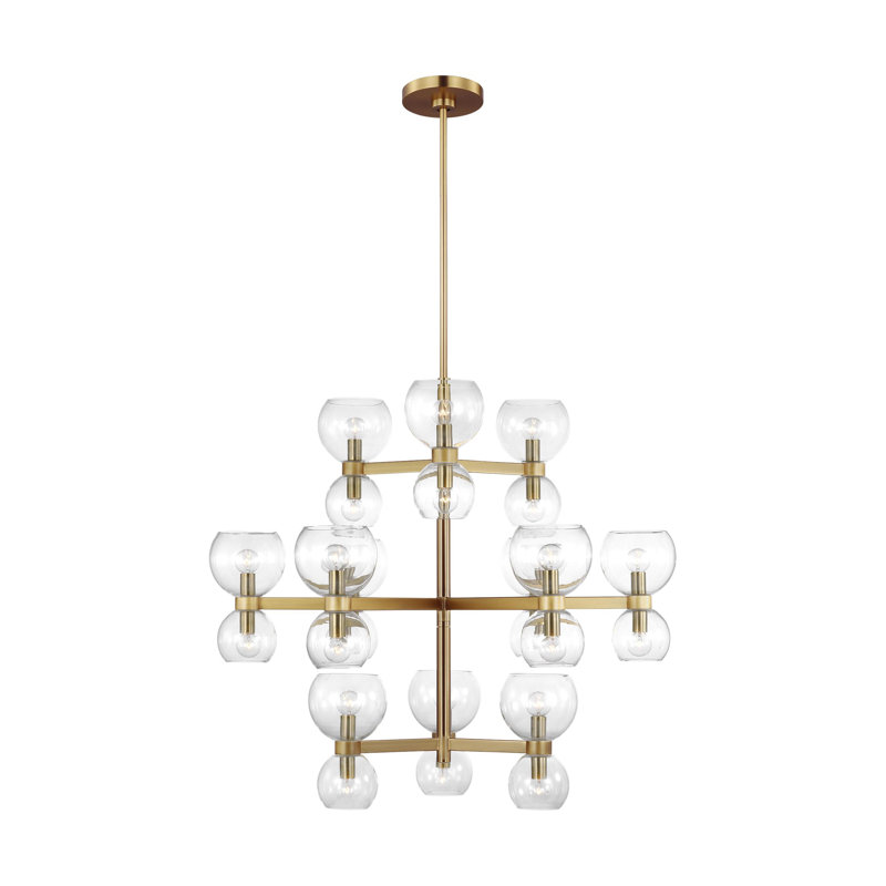 Londyn 24 - Light Chandelier, Clear