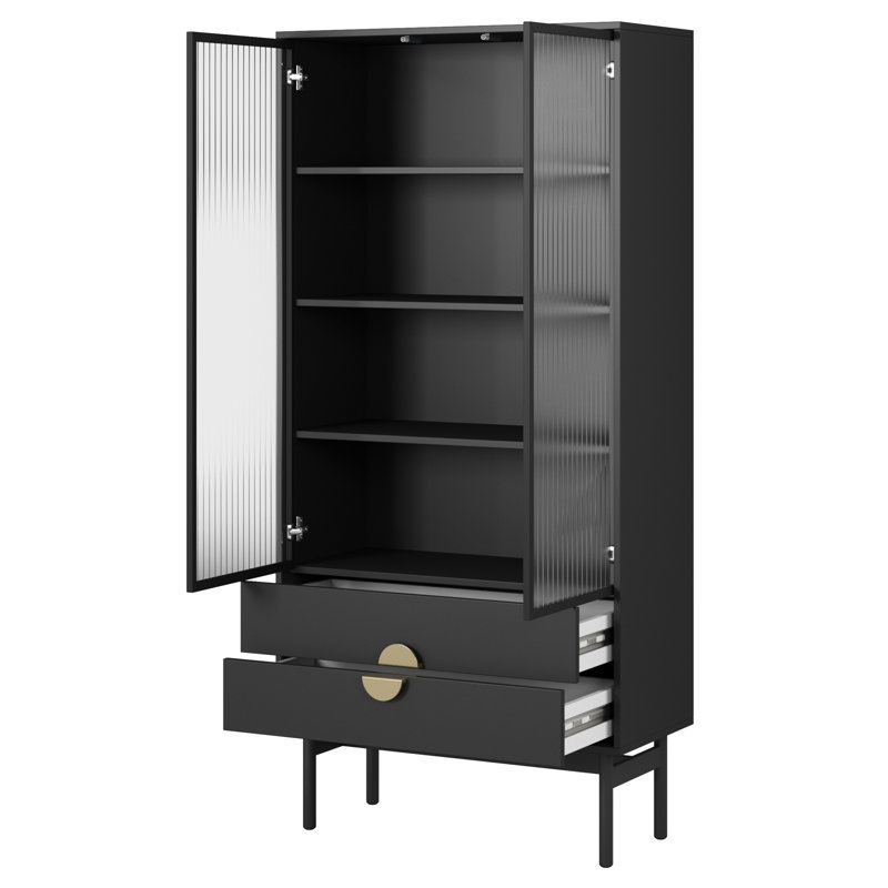 Boarisch Display Cabinet, Black