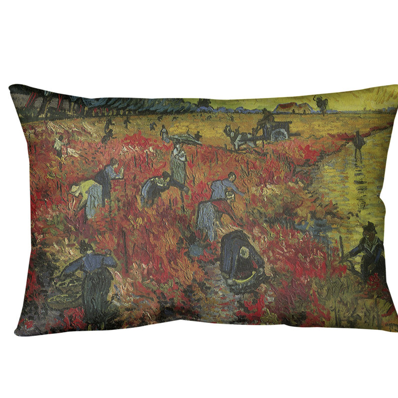 Coussin en vineyard, Jaune, Simili suède