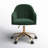Jaylyn Velvet Office Chair with Gold Chrome Base-156317505