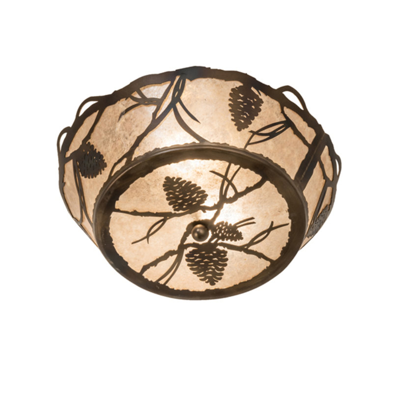Whispering Pines 2 - Light Semi Flush Mount