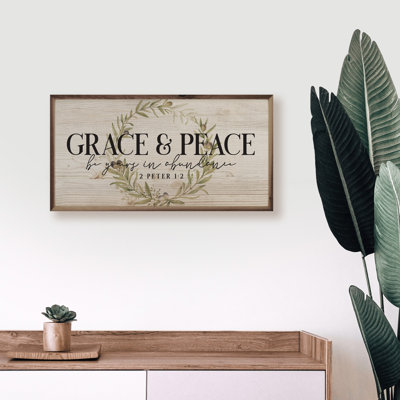 Couronne Grace and Peace 2 Peter 1 2 Whitewash