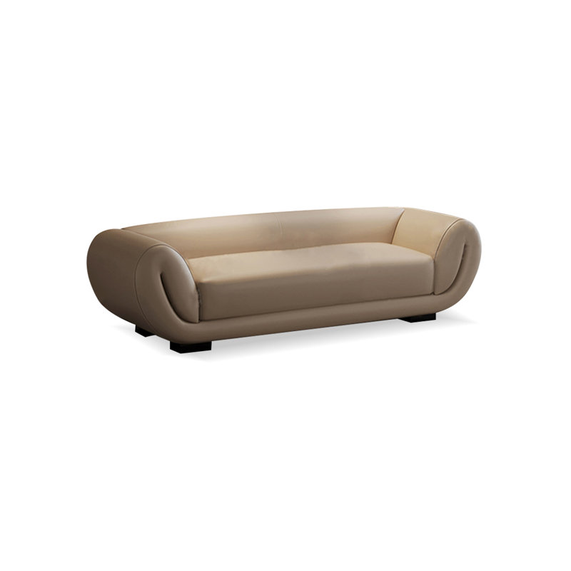 Beige Upholstered Leather Bedroom Bench With Entryway Bench, Beige