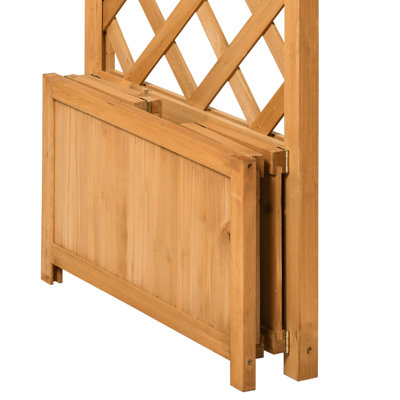 Tonnelle en bois massif l 65,4 po x P 21,3 po